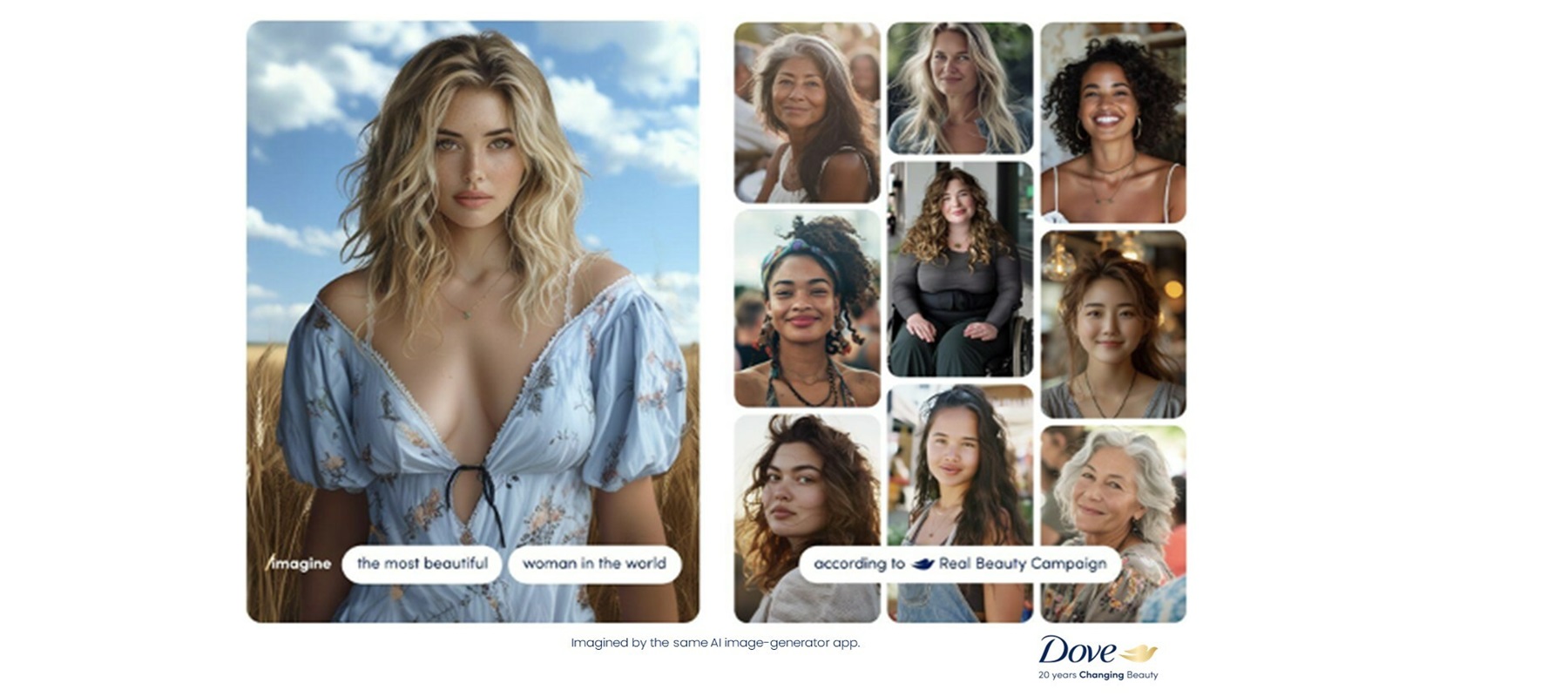 Dove pledges not to use AI to represent real people in its advertising  in new campaign